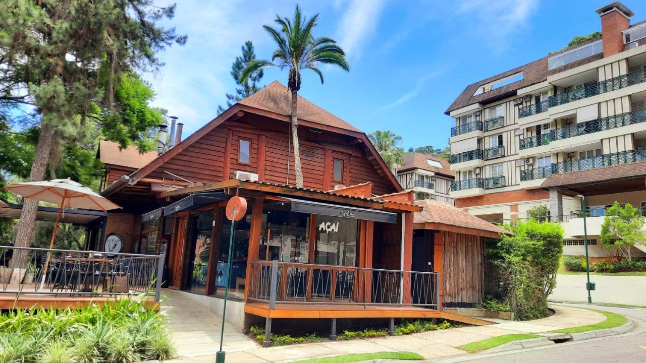 Flat 217 Granja Brasil - Com Piscina Em Itaipava Lägenhet Petrópolis Exteriör bild