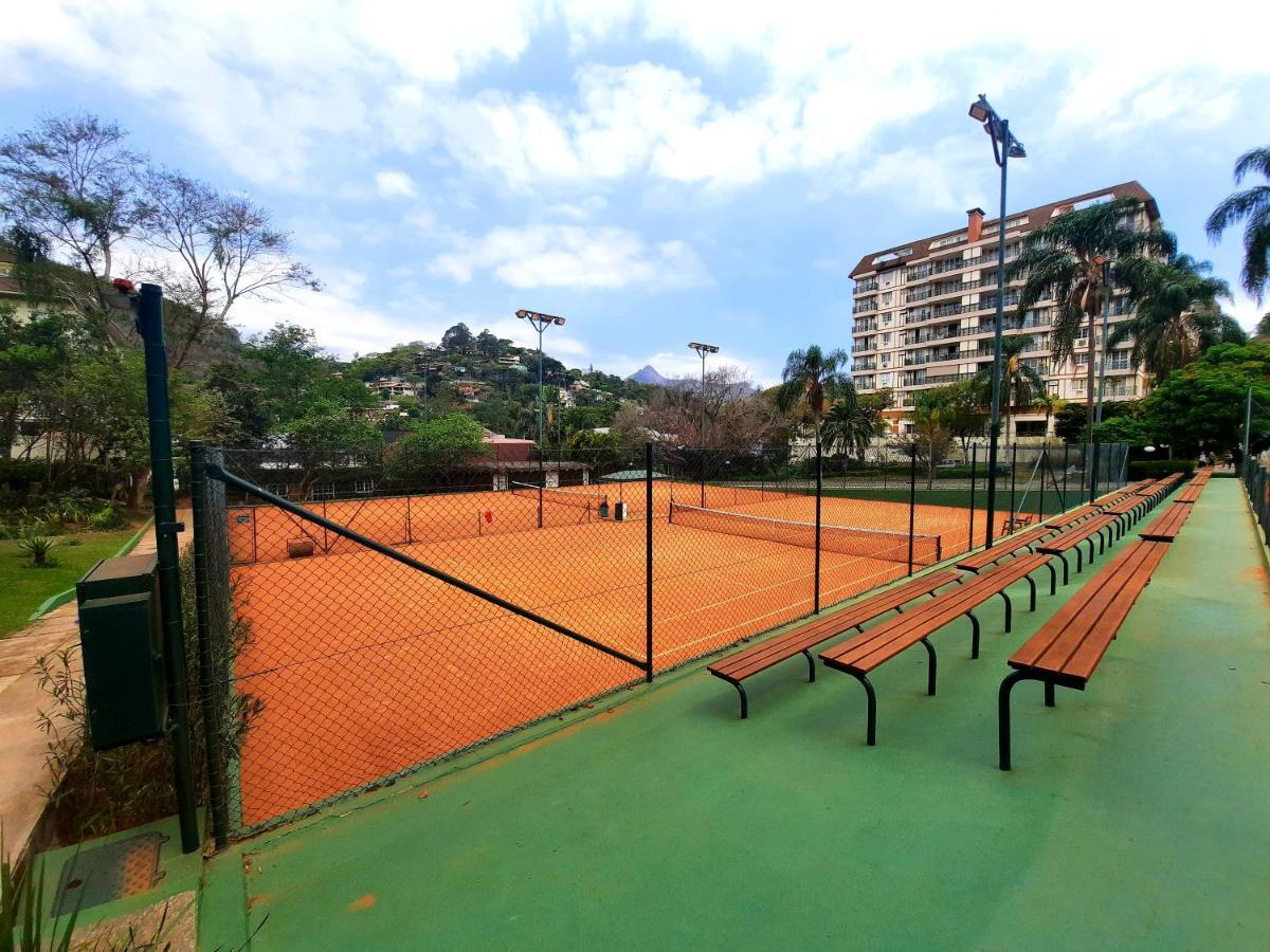 Flat 217 Granja Brasil - Com Piscina Em Itaipava Lägenhet Petrópolis Exteriör bild