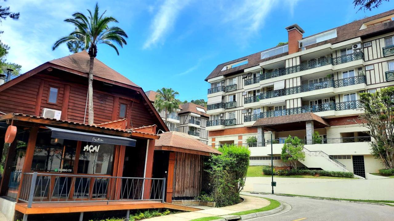 Flat 217 Granja Brasil - Com Piscina Em Itaipava Lägenhet Petrópolis Exteriör bild